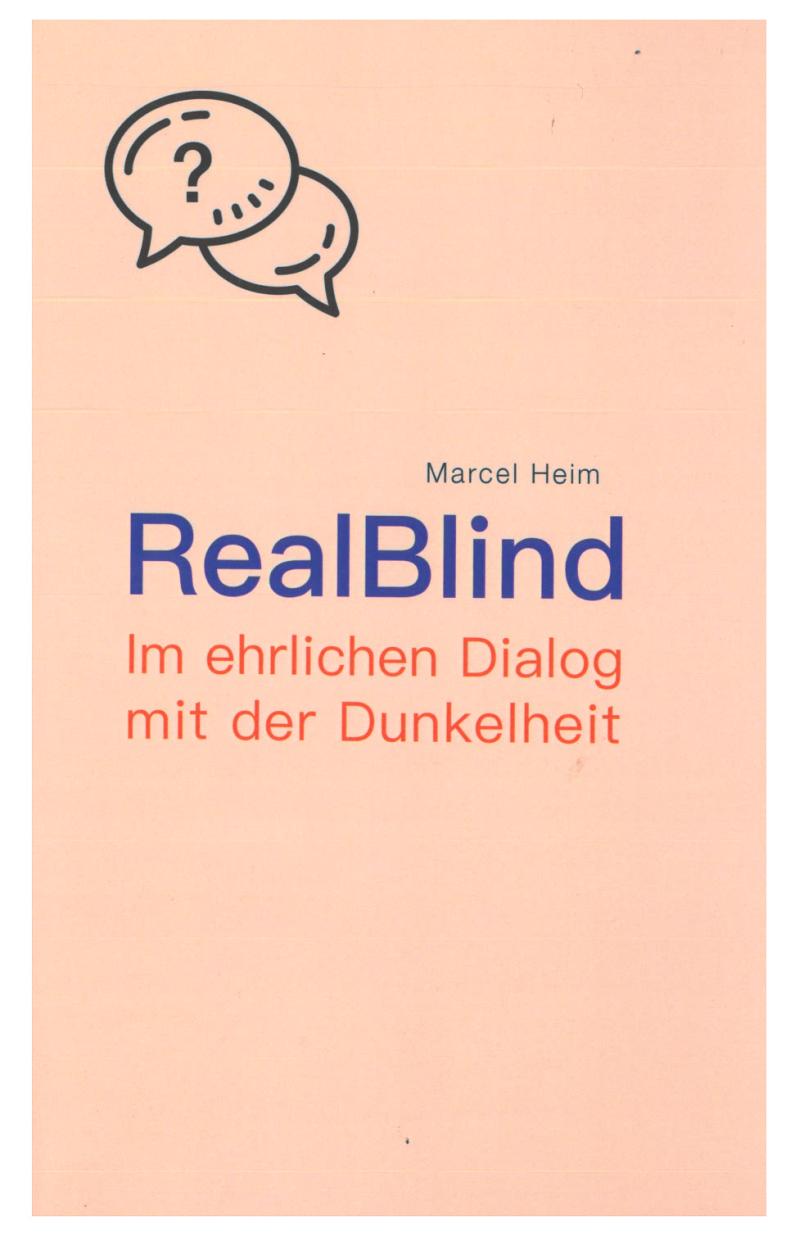 Cover von „RealBlind – Im ehrlichen Dialog mit der Dunkelheit“