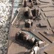 Die blista stellt taktile Pläne her - hier ein Ausschnitt des Modells der Düsseldorfer Altstadt